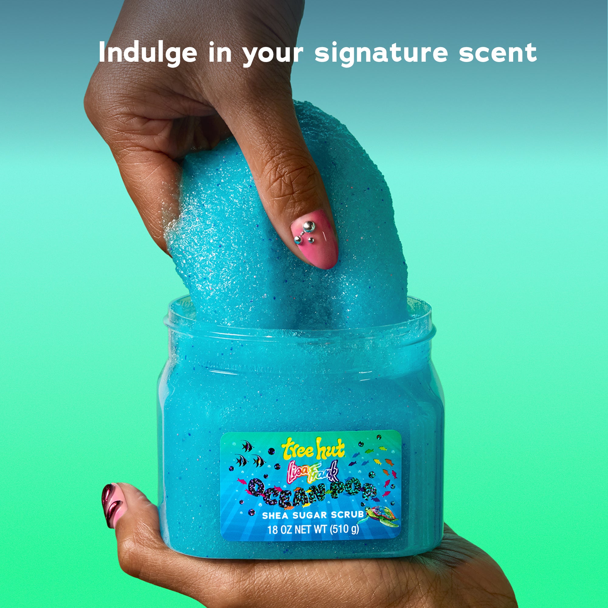 Lisa Frank x Tree Hut Ocean Pop Shea Sugar Scrub - Image 5