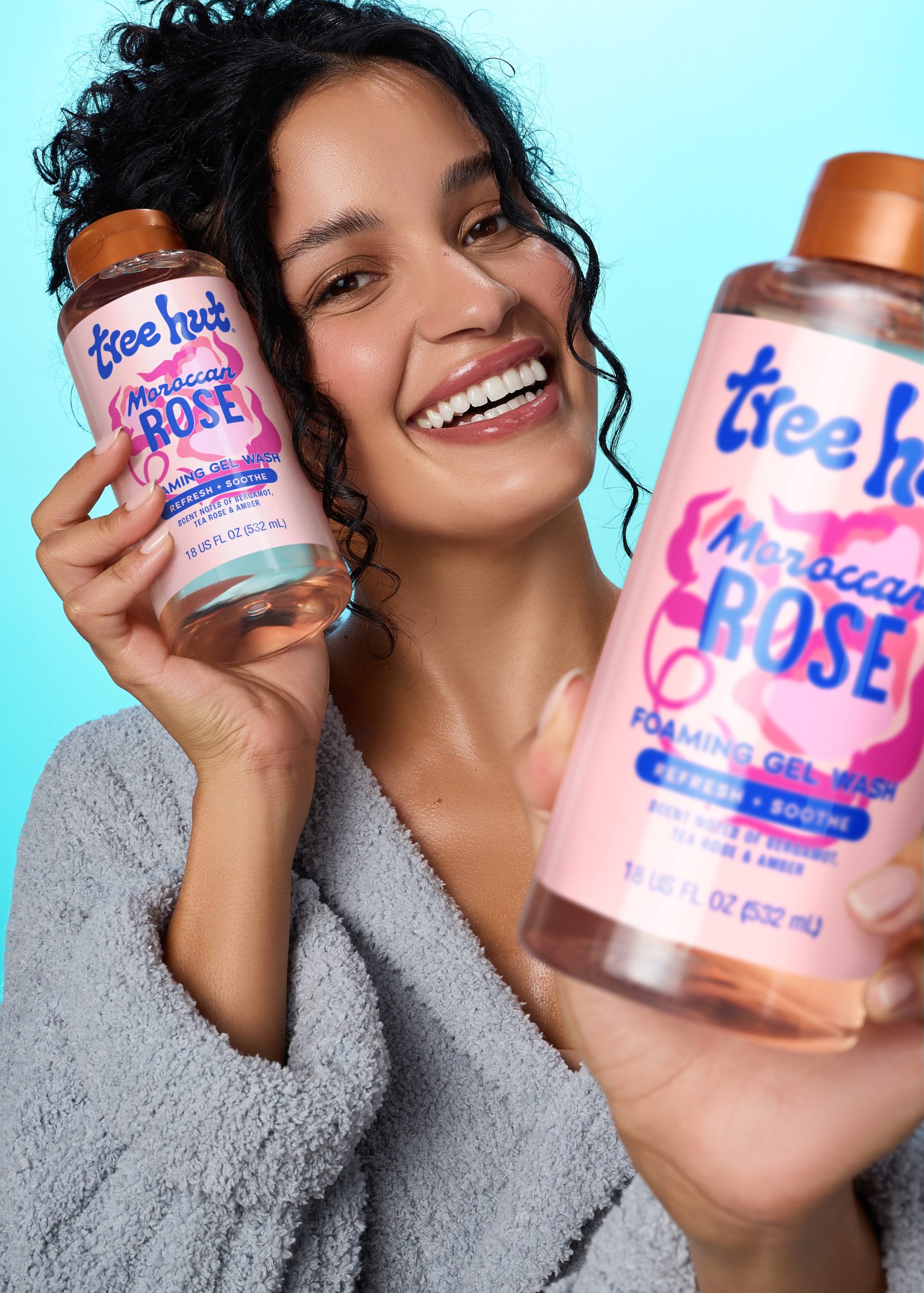 moroccan rose foaming gel wash - Image 2